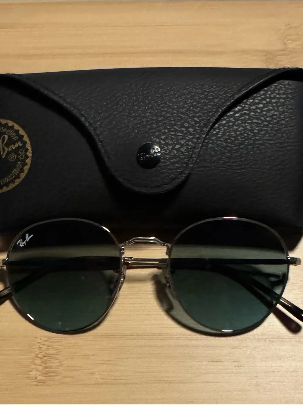 Ray-Ban Silver Metal Frame Unisex Sunglasses